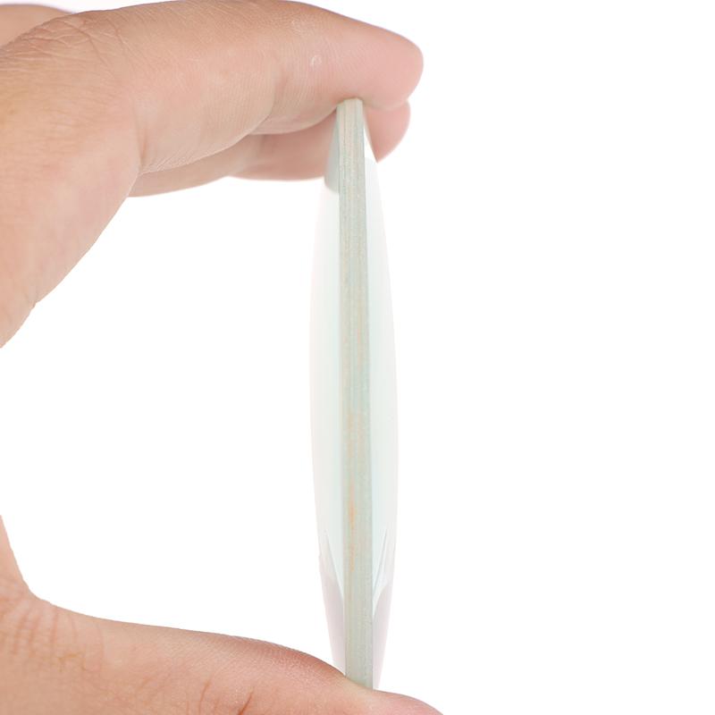 Двойная выпуклая стеклянная линза Фокальная оптика Двояковыпуклая настольная лупа 75 мм