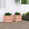 Planters 2 pcs Solid Douglas Fir Wood