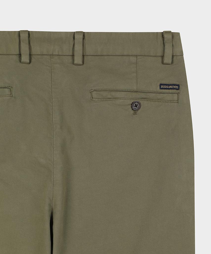 Брюки чинос BROOKS BROTHERS из ломаной твиловой ткани (оливковый) (Bbpcmm06264Ef)