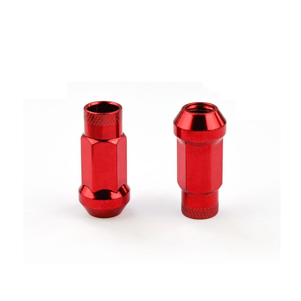 RASTP-20pcs/set Universal Steel Racing Lug Nut V48 Auto Steel Acorn Rim Extended Open End Wheel Lug Nuts M12X1.5/1.25 RS-LN031