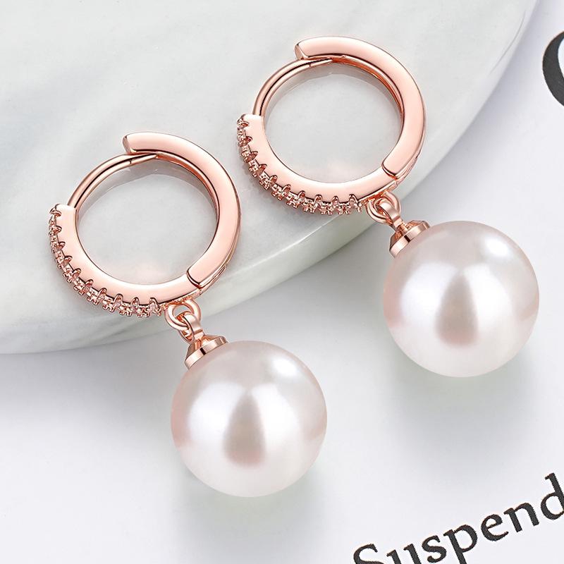 Трендовые акриловые каффы для ушей 14 мм с цирконом и жемчугом принцессы Белоснежки для женщин