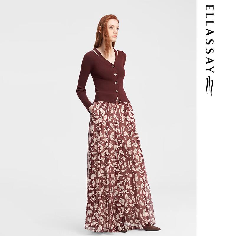 ELLASSAY Women's Drape Wide-Leg Skirt Pants