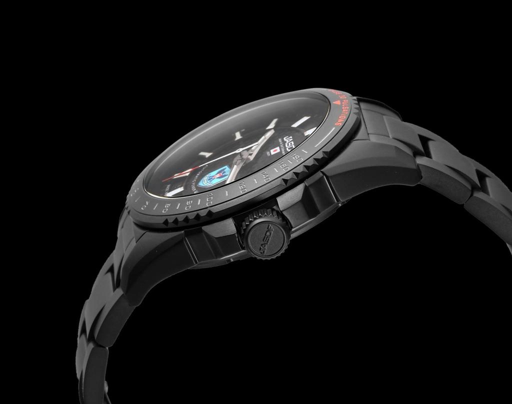 Часы AGS Air Rescue Team Exclusive Model 200M Water Resistant Limited 1958 Black [Kentex] S778X-02 Mens