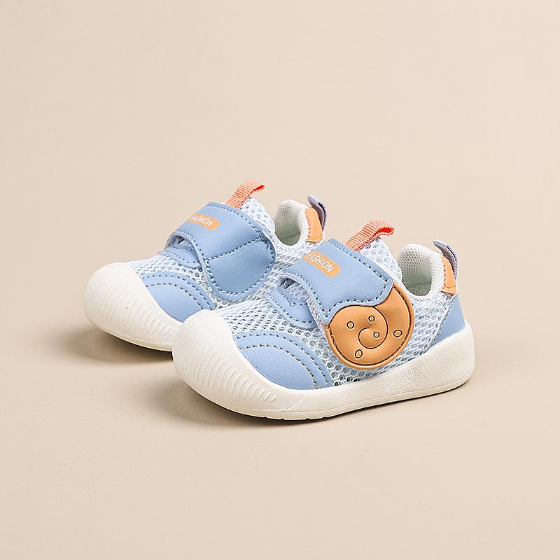 Baby spring and summer soft-soled walking shoes for boys and girls, infant functional shoes, toddler shoes, soft-soled breathable mesh shoes