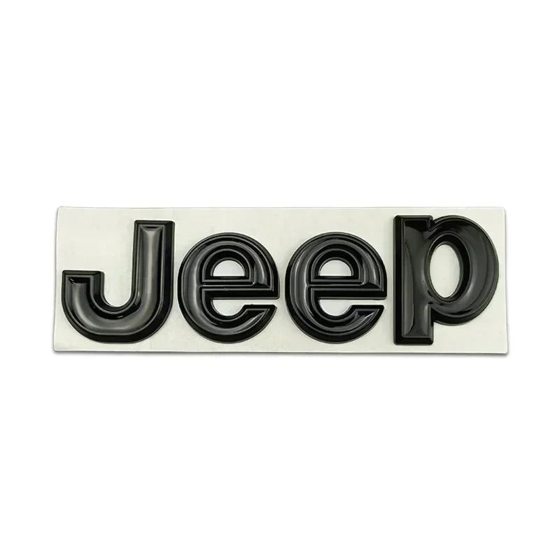 For Jeep Metal Car Styling Hood Trunk Badge Mark  for JEEP Wrangler Grand Cherokee Compass Renegade Patriot Rubicon Liberty J