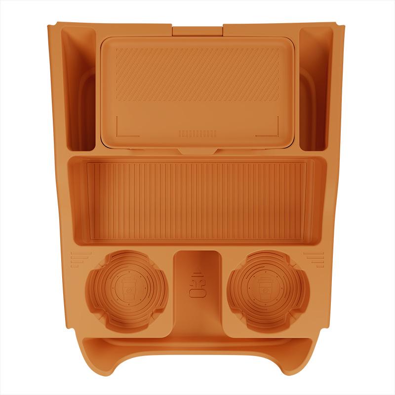 Silicone Anti-Shake Storage Box for Rear Compartment of Yu7 Central Screen