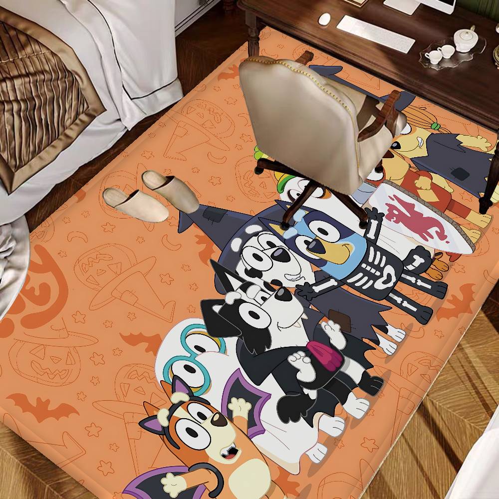 B-Blueys Cartoon Floor Mat Cheaper Anti-slip Modern Living Room Balcony Printed Bedside Mats