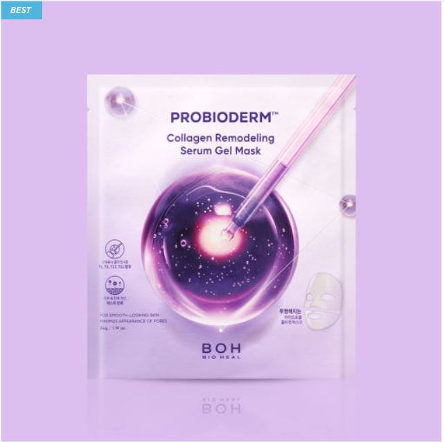 BIOHEAL BOH Probioderm Collagen Remodeling Serum Gel Mask Sheet 5+1ea Special Set – Hydrating, Firming, Anti-Aging K-Beauty