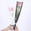 50Pcs Single Rose Sleeves Flower Wrapping Bag Bouquet Packaging Bags Clear Cellophane Floral Wrappers For Valentine'S Day