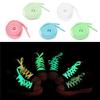 100cm One Pair Sport Shoes Lace Polyester Neon Color Luminous Shoelaces