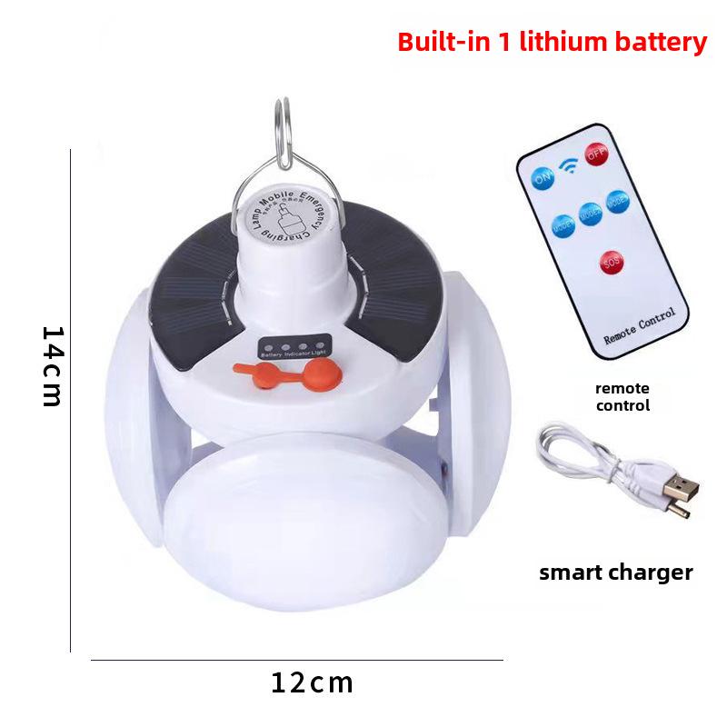 Светодиодный суперяркий уличный светильник на солнечных батареях - энергосберегающая лампа для ночных торговых палаток и кемпинга