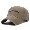 Letter Logo Baseball Hat Cotton Windproof Adjustable Cap For Everyday Outdoor Wear