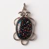 Natural Multicolor Opal 26 Ct Certified 925 Sterling Silver October Gems Pendant