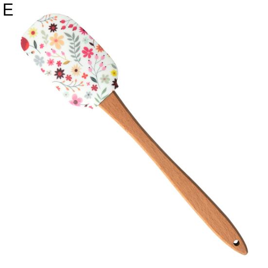 Скребок для торта, цветной, устойчивый к царапинам, силиконовый, портативный, десертный крем, лопатка, бытовые принадлежности