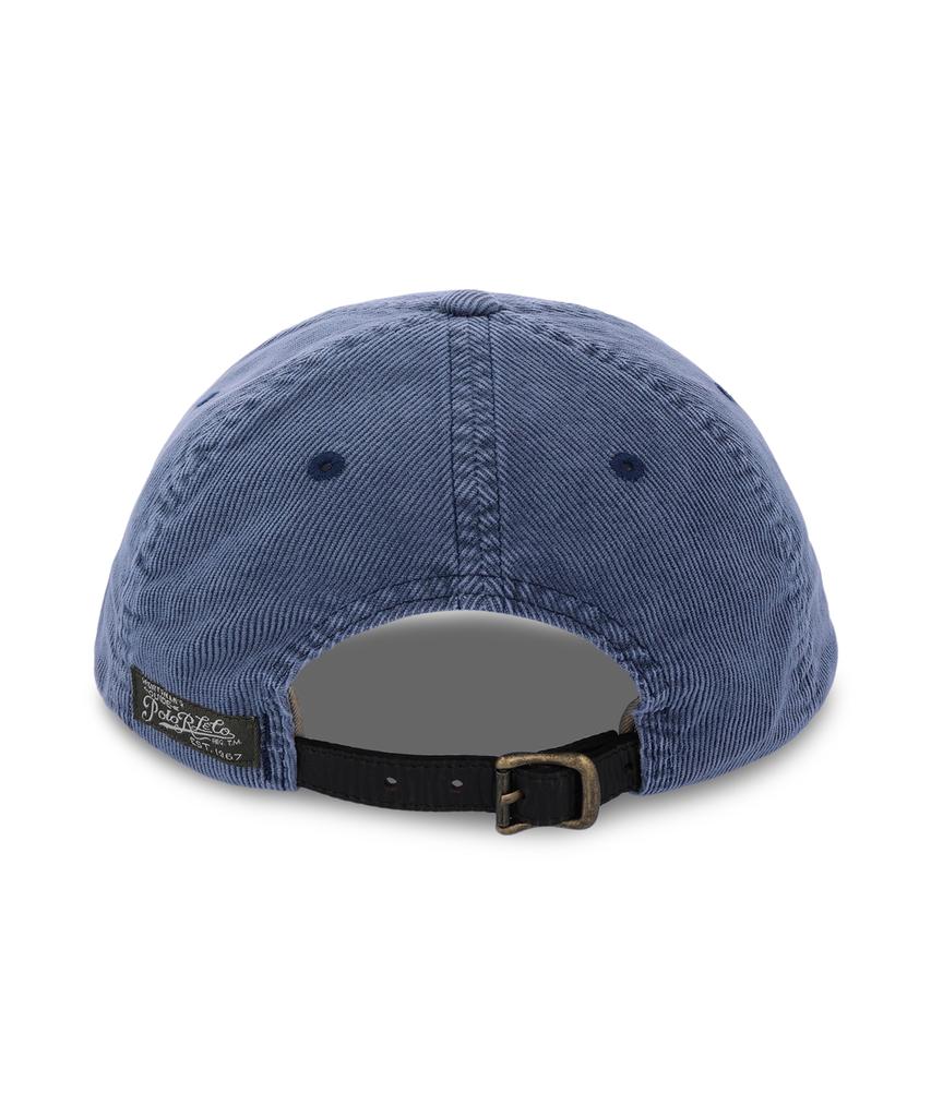 POLO RALPH LAUREN Кепка Polo Sportsman из вельвета - Темно-синяя