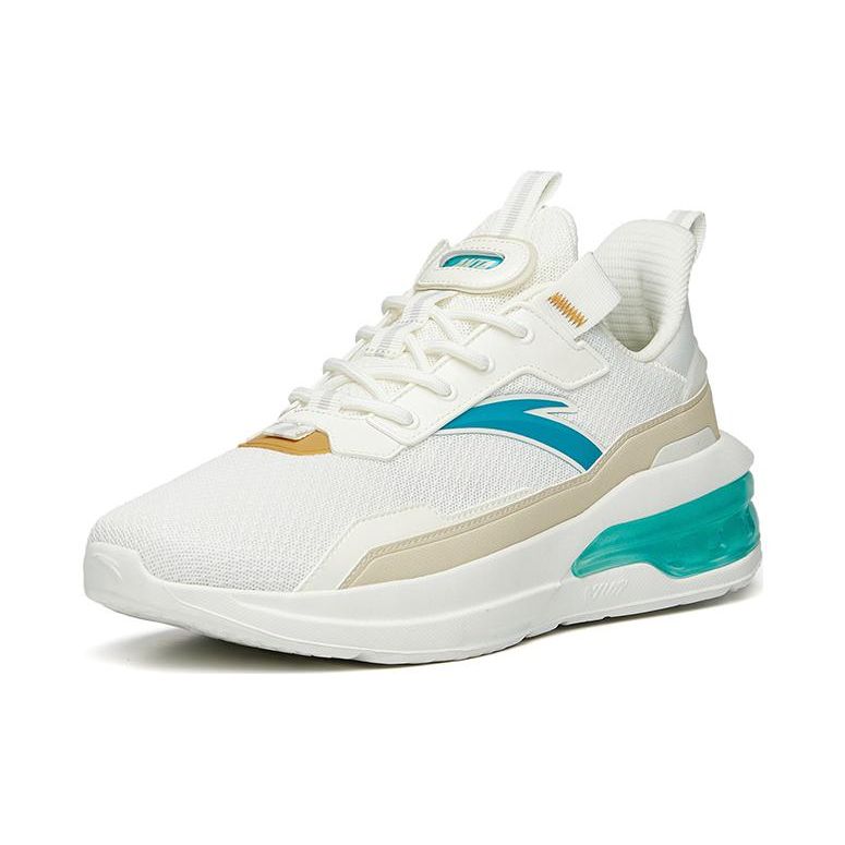 Anta Lifestyle Series амортизирующие дышащие спортивные повседневные туфли мужские кроссовки белые желтые зеленые 912228877-4