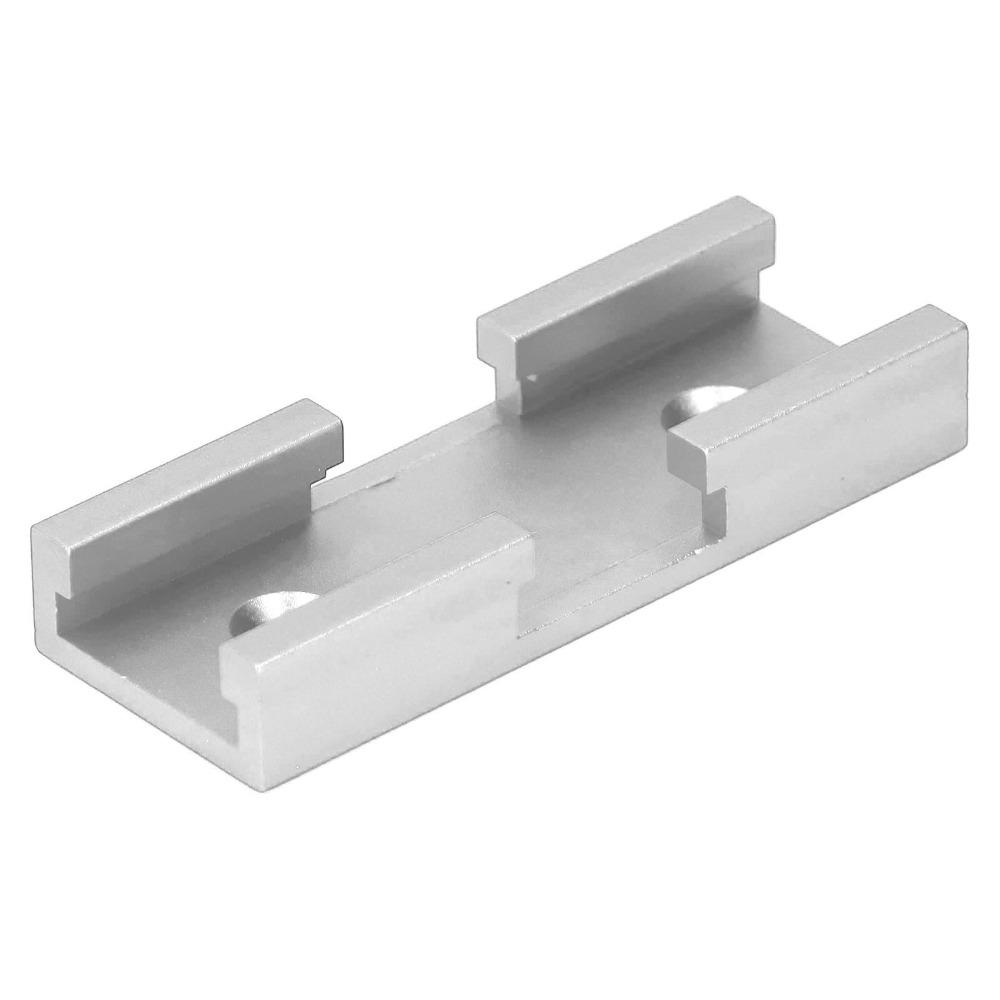 4pcs Aluminum Alloy Woodworking Cross Track Connector Aluminum Alloy Track Connector Woodworking