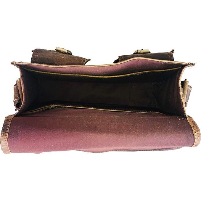 Buffalo Leather Crossbody Purse For Womens | Vintage Look | Handcrafted Artistry | Genuine Leather Satchel | Adjustable Strap | Multiple Compartments