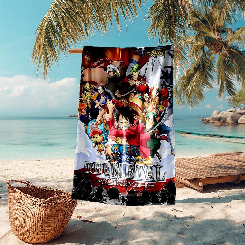 1pc Adventure High Seas Microfiber Beach Towels Quick Dry Towel Sand Beach Towels Pool for Travel Swim Pool. B7280138