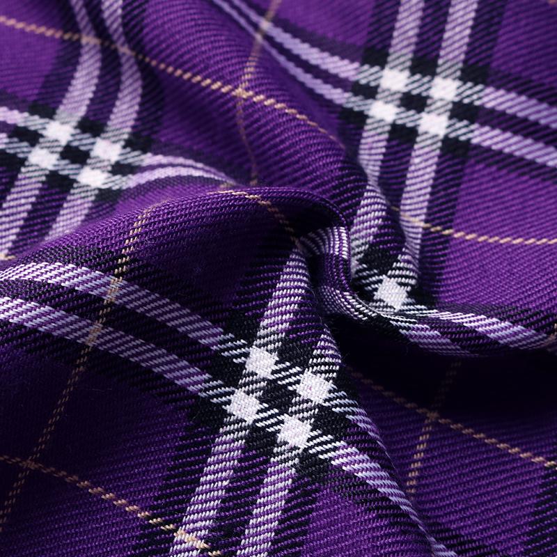 Фиолетовые женские модные осенние повседневные брюки в стиле ретро, ​​клетчатый комбинезон на подтяжках