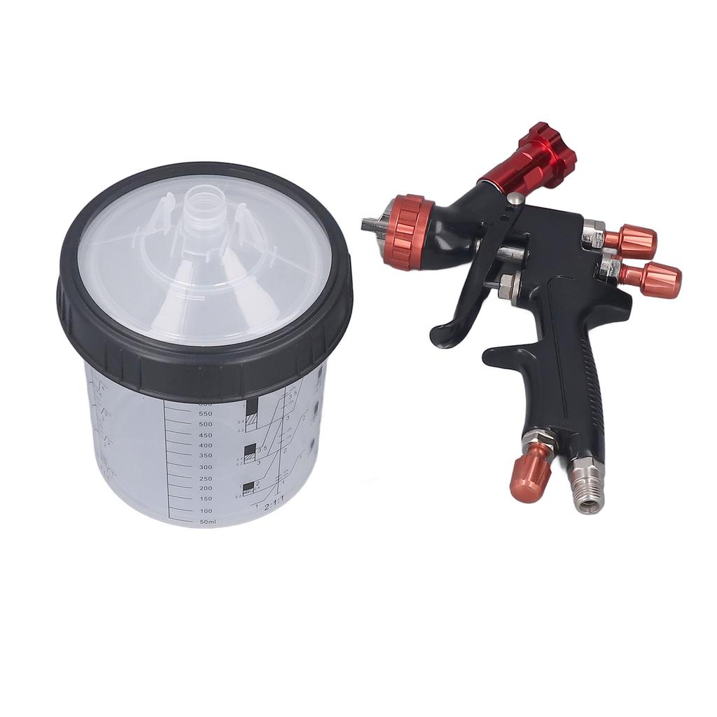 Пистолет-распылитель с корпусом из алюминиевого сплава, головка из нержавеющей стали, регулируемая амплитуда, профессиональный автомобильный воздушный распылитель