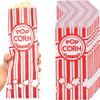 and White Striped Tear Resistance Potato Chips Boxs Popcorn Sleeve Popcorn Container Popcorn Bags