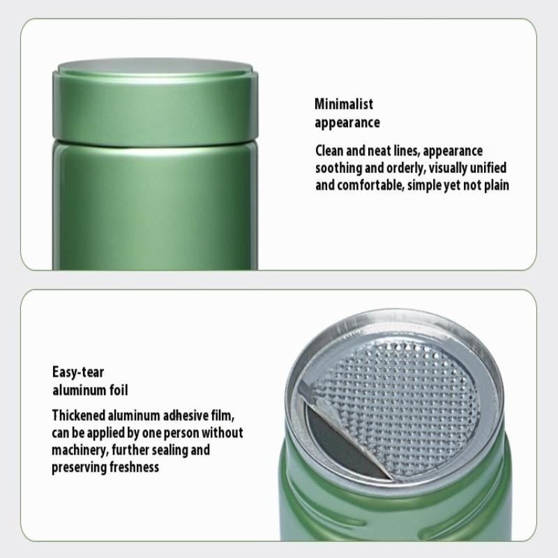 Герметичная жестяная банка для хранения чая, контейнер для листового чая, чайных пакетиков, порошка матча, герметичный органайзер для кладовой, кухонный чай