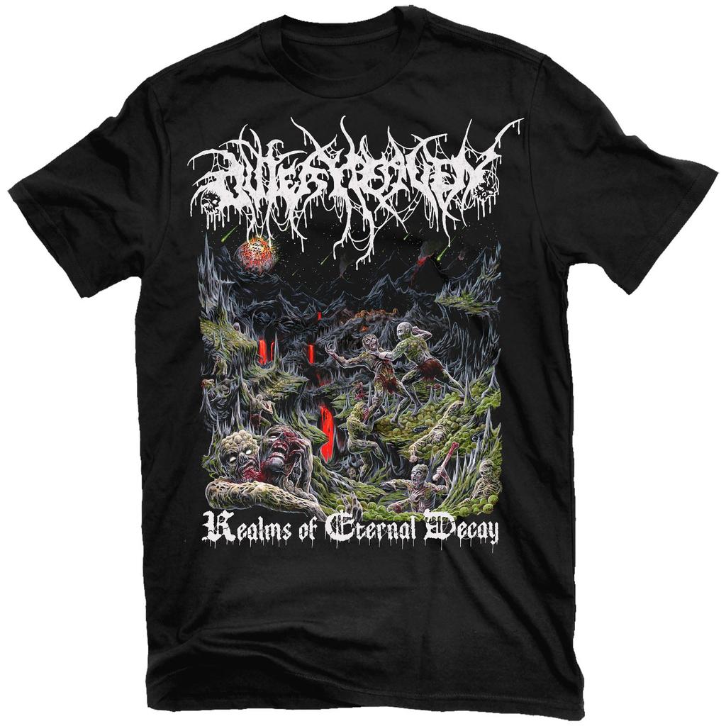 Outer Heaven Бесконечные Психические Глубины Графическая Футболка Рок-Группа Хлопок Круглый Вырез Повседневная Унисекс Футболка Летний Топ