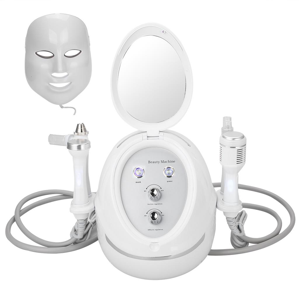 5-в-1 ультразвуковой зонд для охлаждения кислородом и водородом Светодиодная маска для лица Омоложение кожи