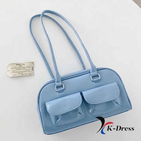 Кожаная сумка через плечо Oil с двумя карманами (4 цвета)