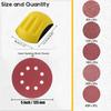 5 Inch Hook And Loop Hand Sanding Block Sanding Mouse Round Pad Hook Backing Plate For Sanders Polishers For Woodworking
