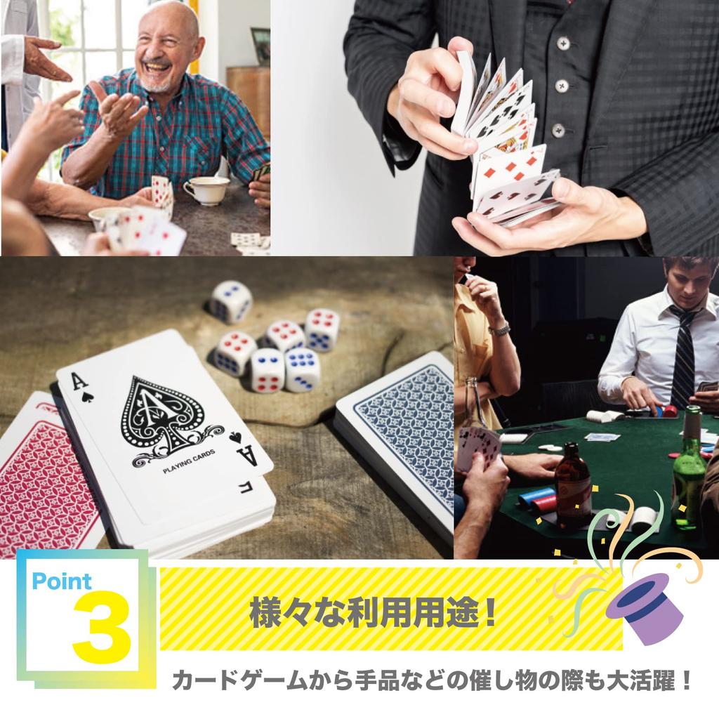 TJQ Card Shuffler Automatic Shuffle Machine Card Game Party Casino Time Saving for 2 Decks