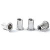 M3 M4 M5 M6 M8 M10 M12 Rivet Nut Flat Head Insert Nutsert Cap Stainless Steel Rivnut Threaded Rivet