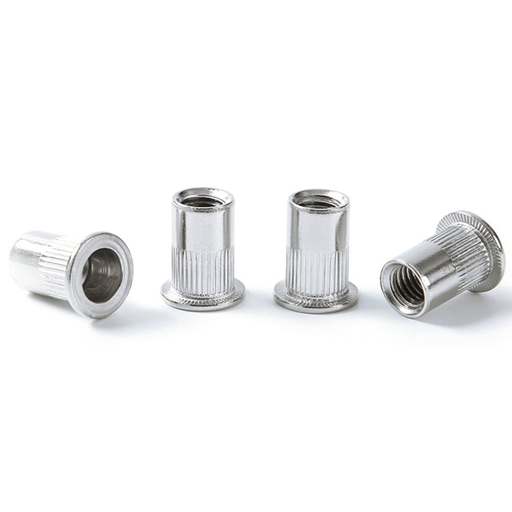 M3 M4 M5 M6 M8 M10 M12 Rivet Nut Flat Head Insert Nutsert Cap Stainless Steel Rivnut Threaded Rivet
