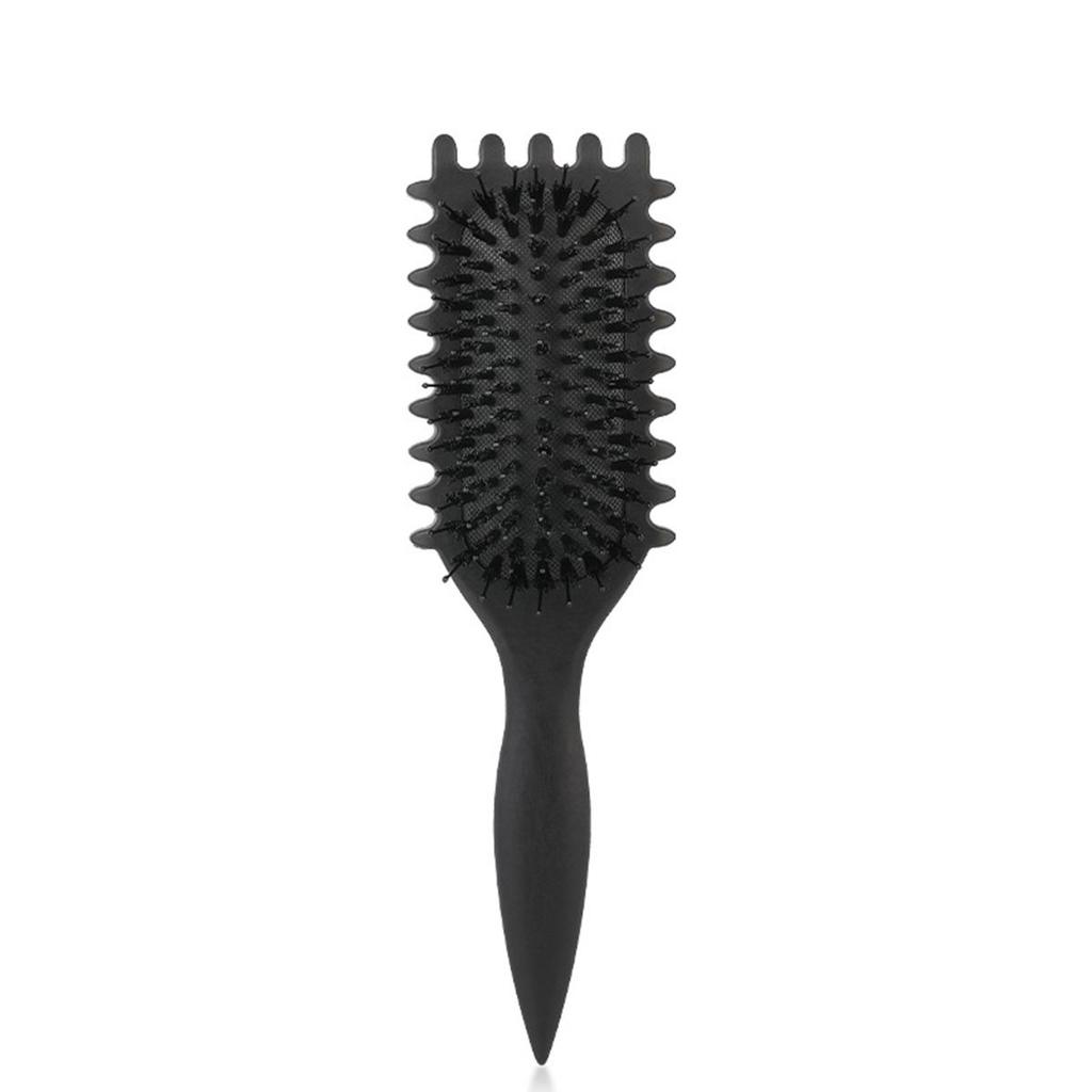 Curls Define Styling Brush Boar Bristle Detangling Hair Brush Tangled Hair Comb Shaping Defining Curls Barber Salon Styling Tool