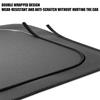 cqnzrj1 Car Front Windshield Sunshade Cover UV Protection Sun Visor for KIA Sportage Niro Rio Ceed Cerato Soul Sorento Picanto K3 Hubcap