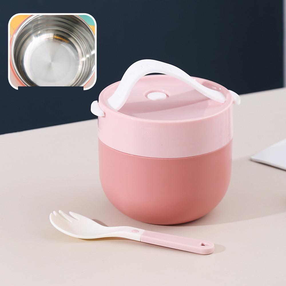 600 мл Изолированная чашка для супа Дофамин Нержавеющая сталь Ланч-бокс Контейнеры Термос Хлопья для завтрака