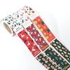Christmas Gift Sealing Stickers - 100 Sheets/Roll with 3 Square Pattern Designs