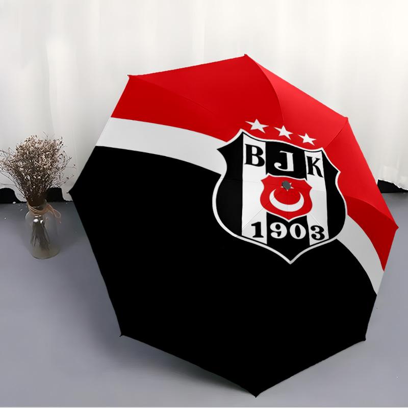 1pc BJK Umbrella, Sun Protection, And UV Shielding. It Has Eight Sturdy Ribs for Outdoor Use And Perfect As a Holiday Gift
