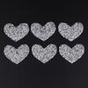6x Rhinestone Sticker Sheet Applique for Handicrafts
