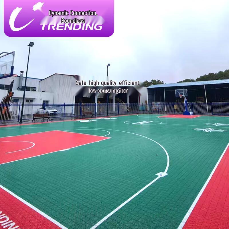 Suspended Modular Outdoor Multi-Sport Flooring Tiles