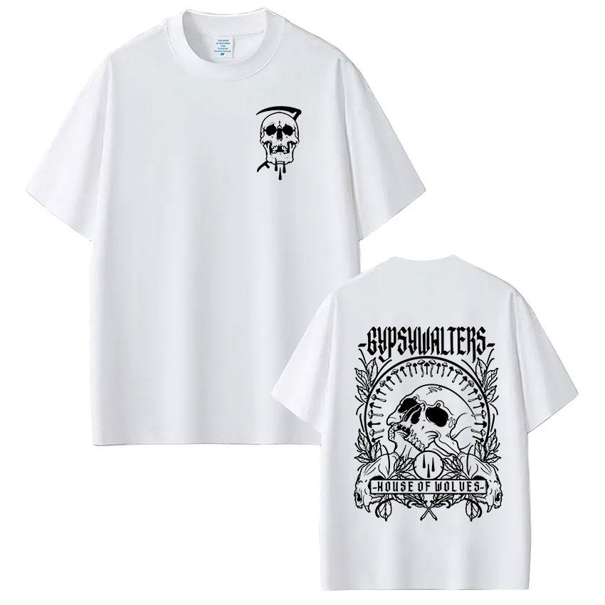 Forward Observations Group Death Skeleton Vintage Tshirt Unisex Clothing Fashion Gothic Oversized Casual Cotton Y2K Top Streetwear