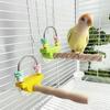 Durability Wooden Parrots Gym Interactively For Climbing Jumping And Playing Helps Prevent Boredom In Pet Birds