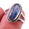 Natural Kyanite Gemstone Handmade 925 Solid Sterling Silver Gift Ring S.6 M8e67