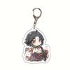 Original God Acrylic Keychain: Traveler, Hu Tao, Klee, Ganyu, Zhongli Characters
