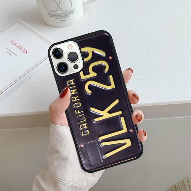 PLATE LICENSE CALIFORNIA Phone Case For iPhone 17 Air 13 12 14 15 16 Cover For Apple Pro Max 6S Plus Coque