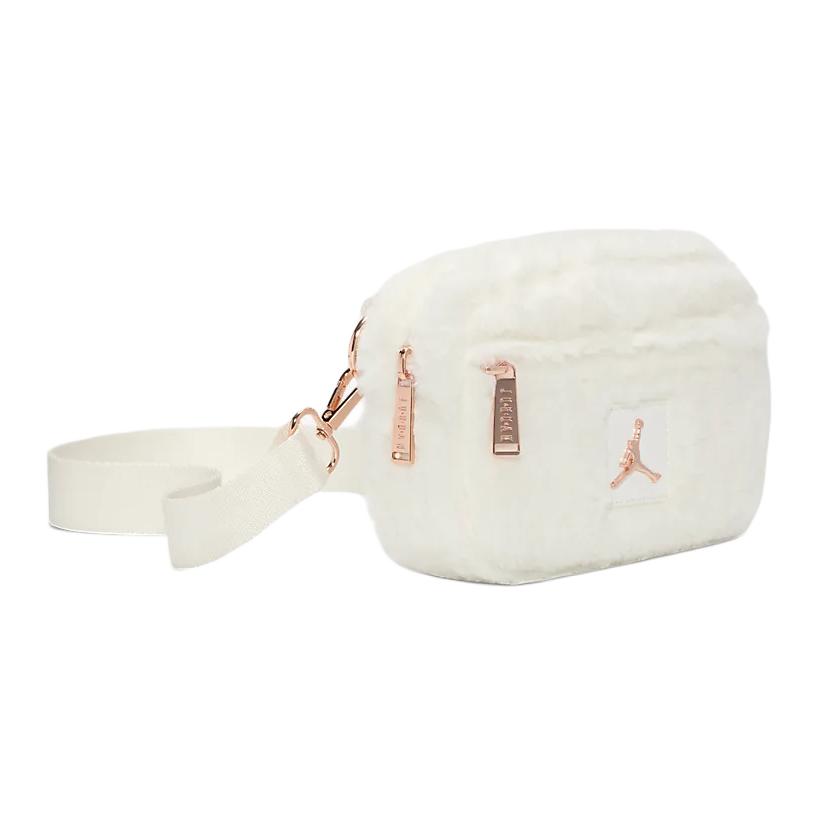 New Jordan Faux Fur Shoulder Bag, Crossbody Bag Regular Women's White HV8005-133