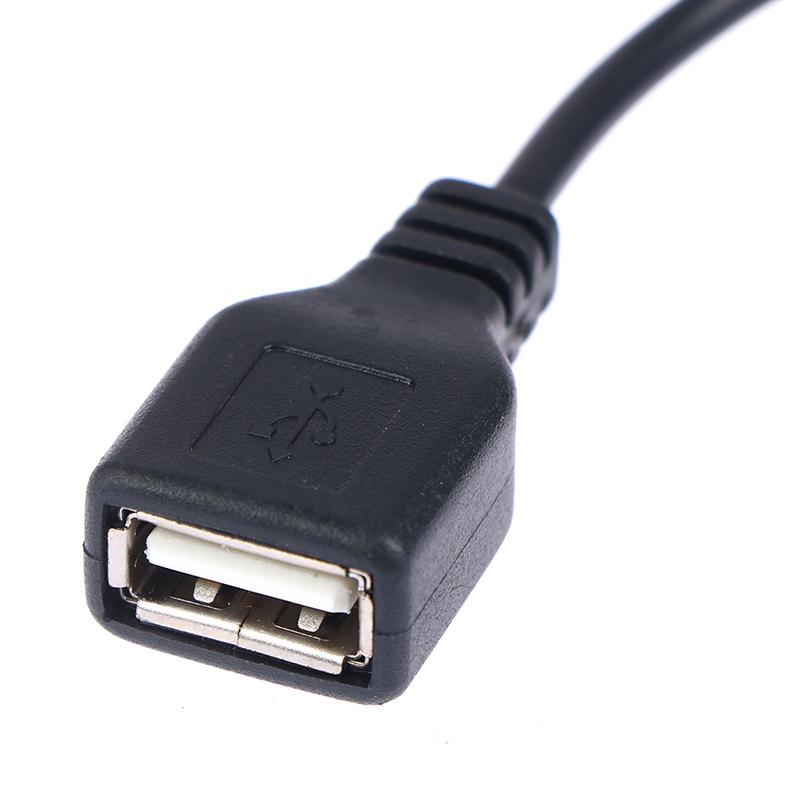4 X AA USB Батарейный блок для 5V светодиодных лент USB Мини источник питания