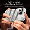 Elastic Buckle Aluminum Alloy Aromatherapy Cover iPhone 16 15 14 Pro Max Case Case For Iphone 12 13 Pro Iphone Case Hollow Heat Dissipation Anti-fall