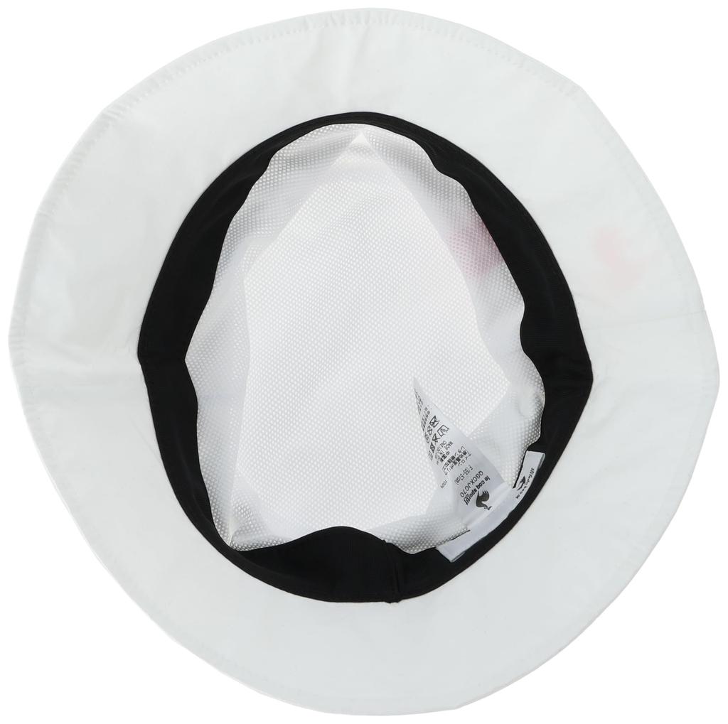 Coq Sportif Дождевая шляпа Панама Водонепроницаемая эластичная водонепроницаемая дышащая легкая шляпа для гольфа в дождливую погоду QGCXJC70 WH00 [Le Golf] женская (белый)